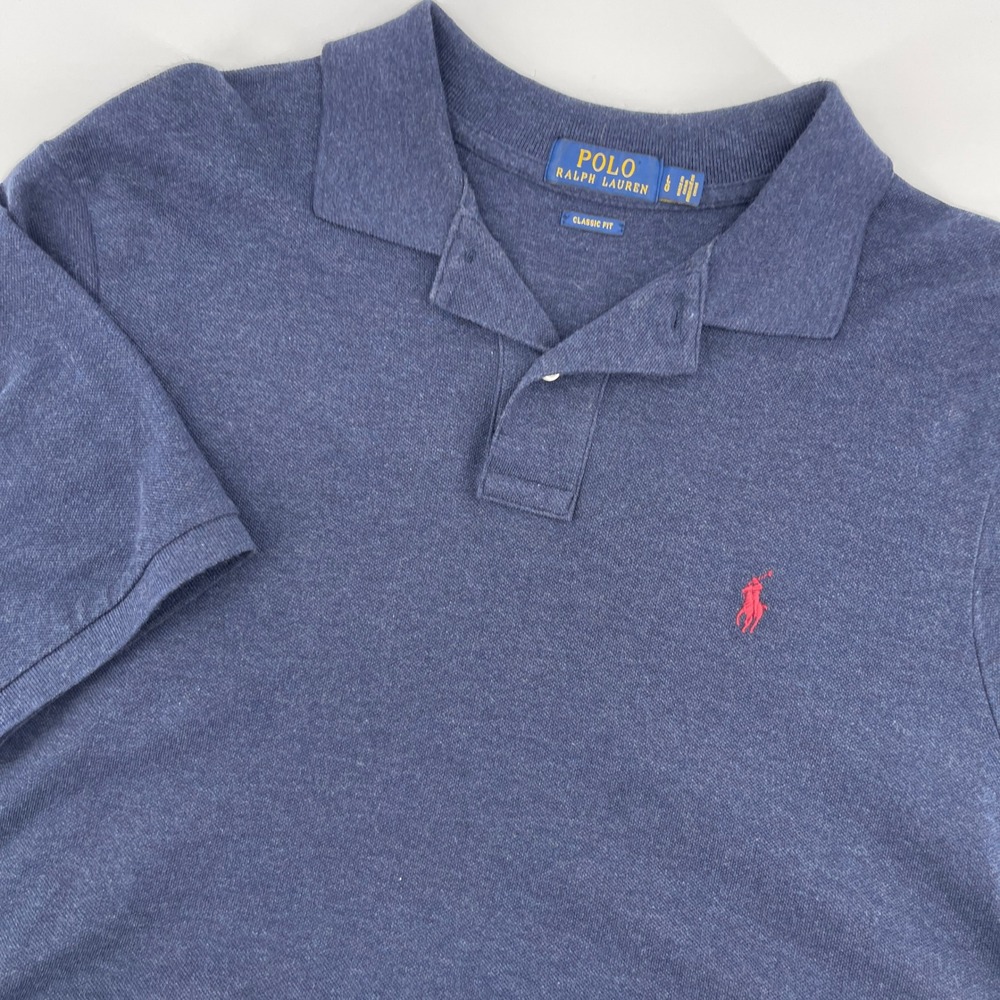 Polo Ralph Lauren Mens Classic Fit Blue‎ Polo Shirt